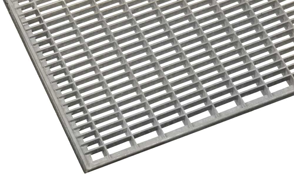 Baunorm Gitterroste feuerverzinkt (*) 290 x 590 mm MW 30 x 10 mm TS 20 mm
