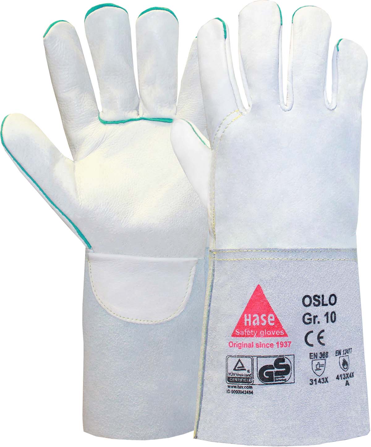 HASE Schweißerhandschuh "Oslo K" Nr. 3211060, VPE: 6 PA