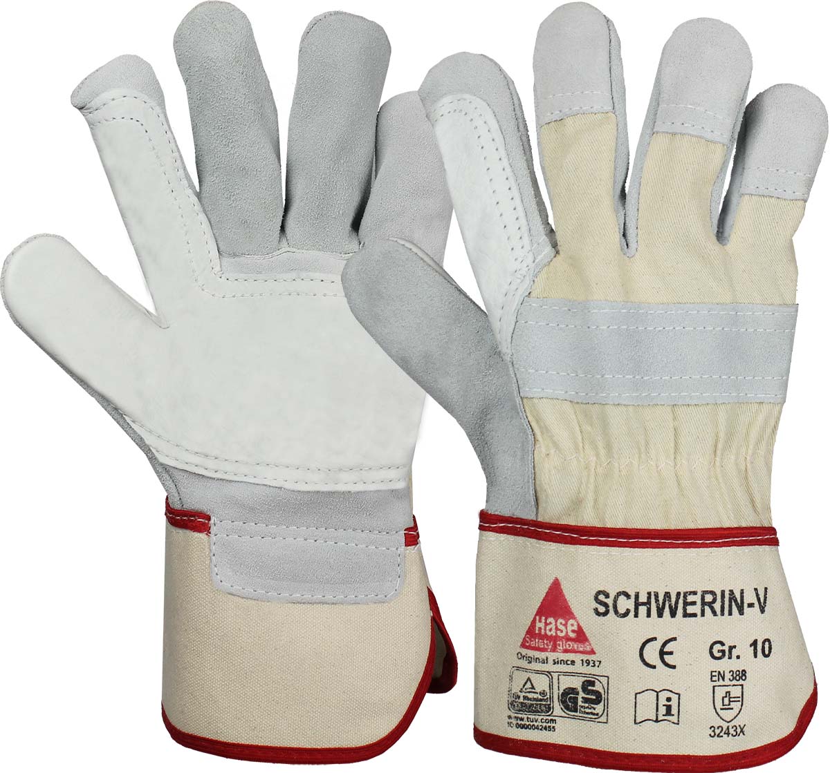 HASE Arbeitshandschuh "Schwerin-V" Nr. 212170, VPE: 12 PA