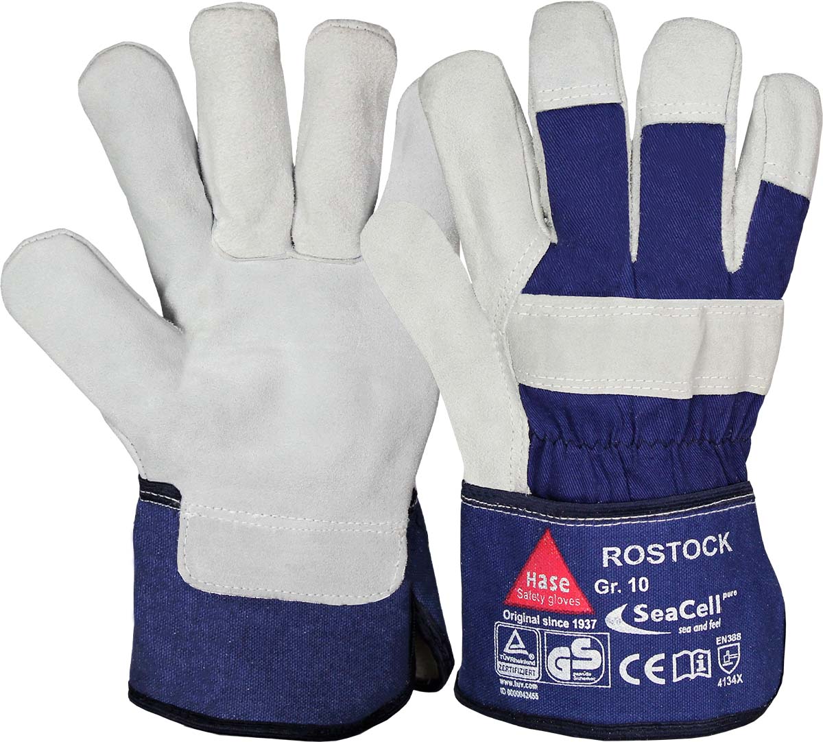 HASE Arbeitshandschuh "Rostock SeaCell" Nr. 212150-SEA, VPE: 12 PA
