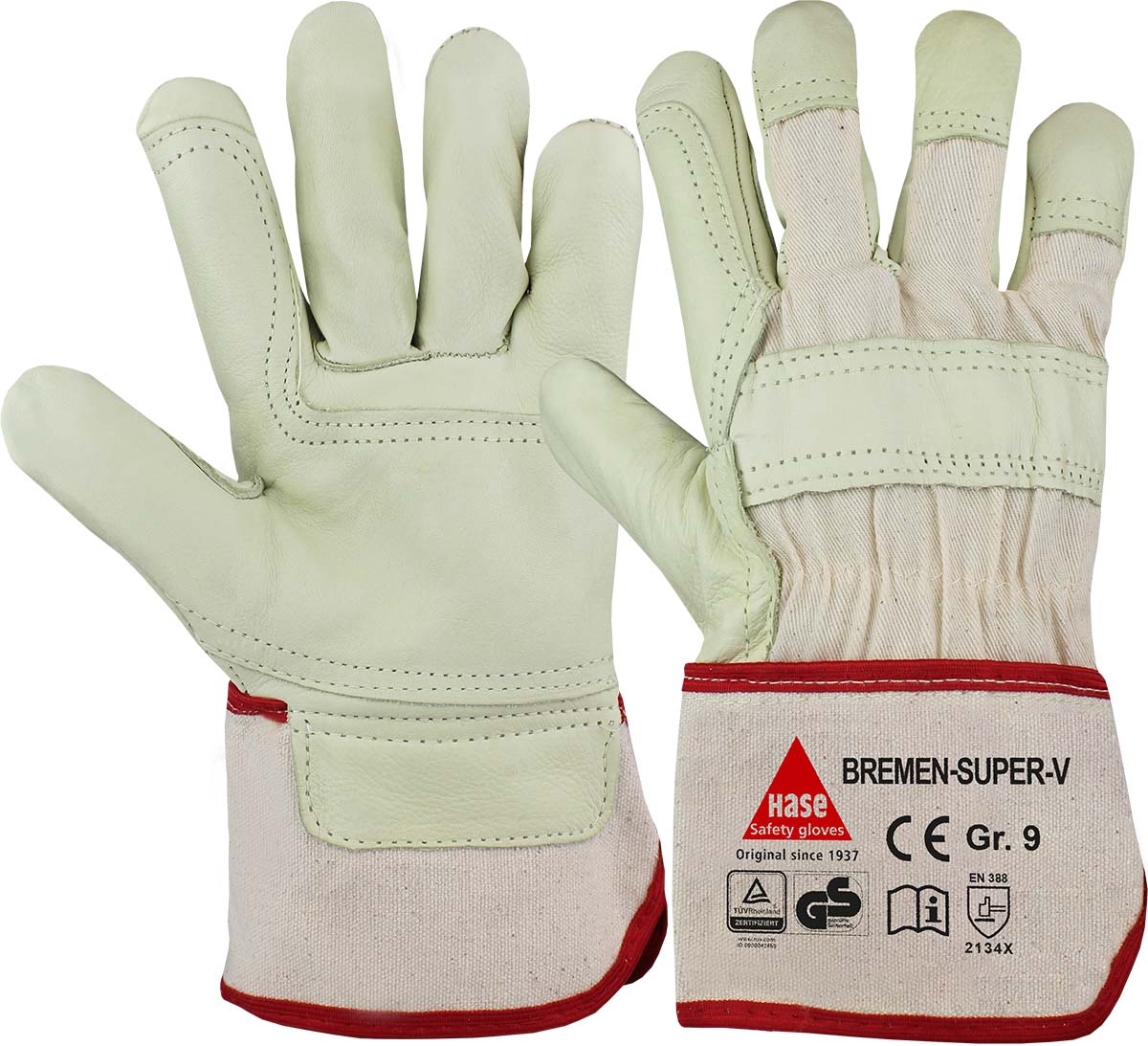 HASE Arbeitshandschuh "Bremen-Super-V" Nr. 293010, VPE: 12 PA