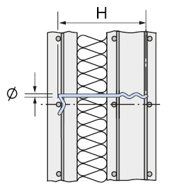 Halfen Sandwichplatten Anstecknadeln SP-SPA-A-03-120-A4