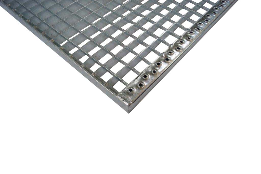 Press-Industrieroste feuerverz. mit Ak. 1000 x 1000 mm MW 30 x 30 TS 30 x 2 mm