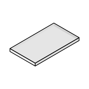 Alu Verbundplatte beidseitig 0,25 3 mm x 1500 mm x 3050 mm