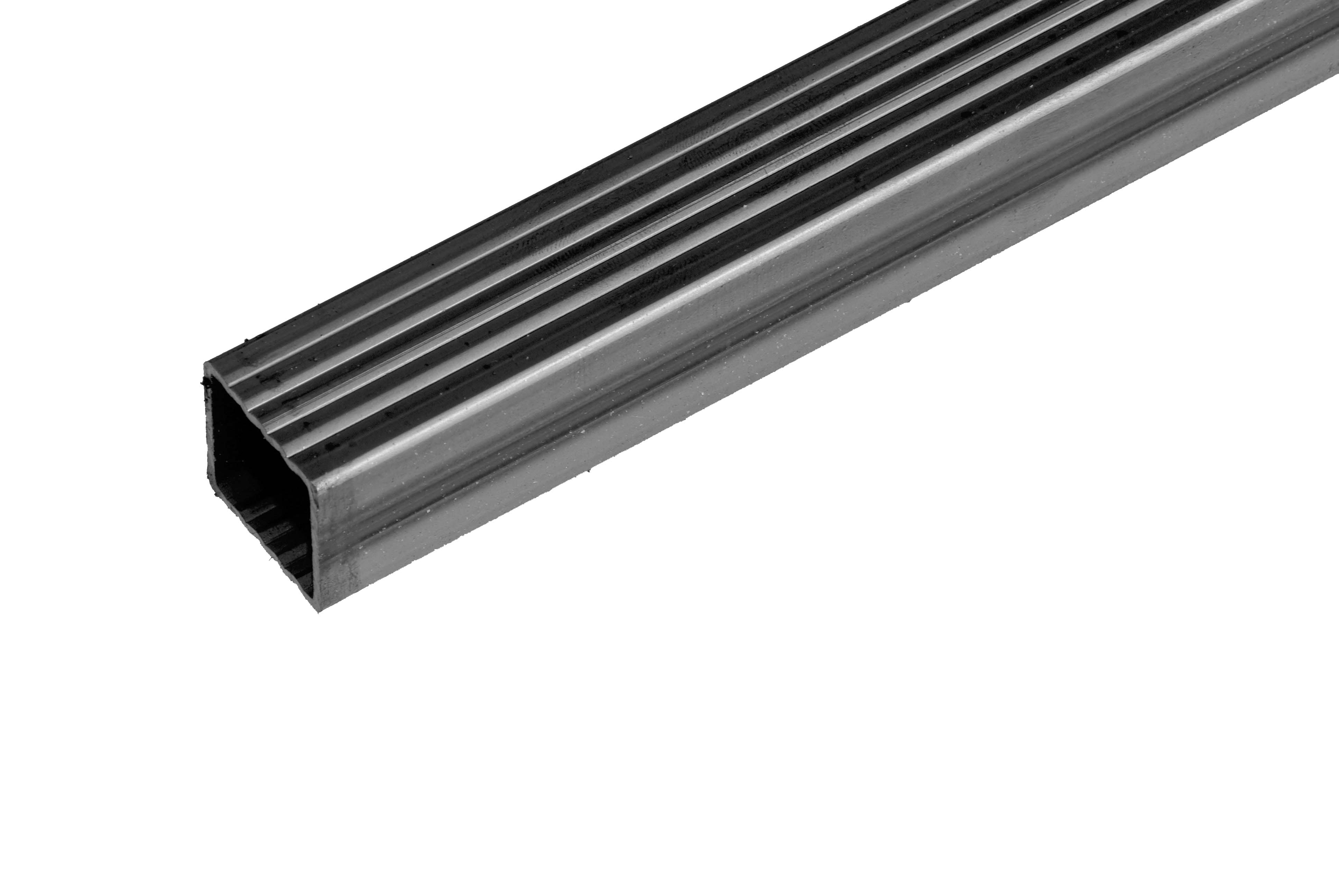 Quadratisches Sprossenprofil Stahl roh 25 x 25 x 1,5 x 6150 mm