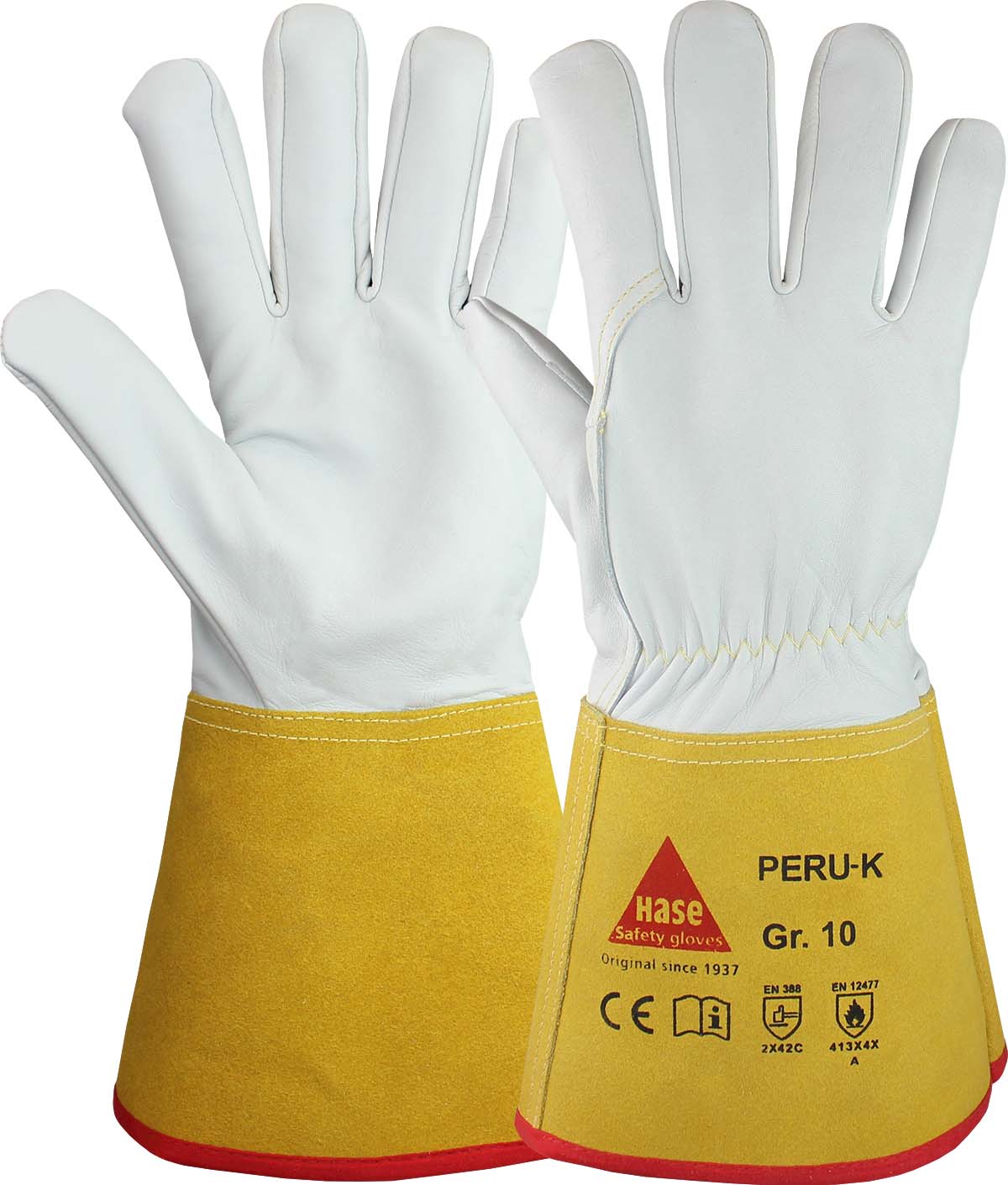 HASE Schweißerhandschuh "Peru K" Nr. 403835K, VPE: 10 PA