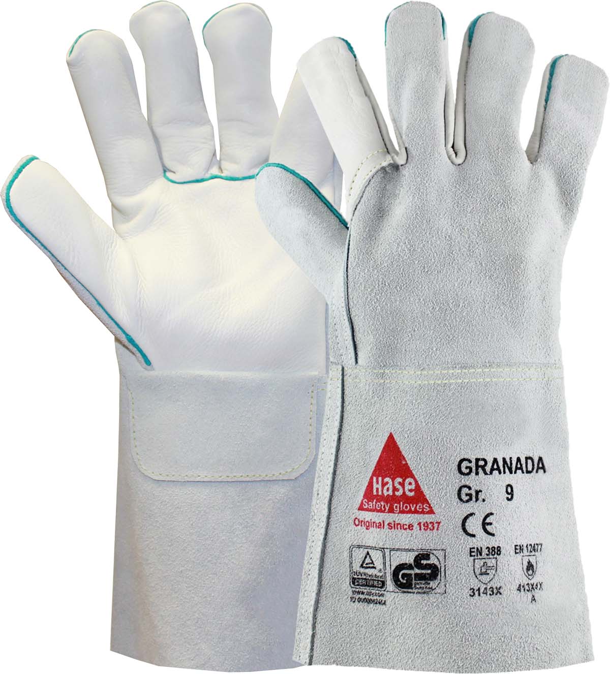 HASE Schweißerhandschuh "Granada K" Nr. 100336, VPE: 6 PA