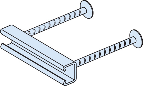 Halfen Geländerbefestigung HGB A4 Edelst HGB E 38/17 A4 – 100mm KF