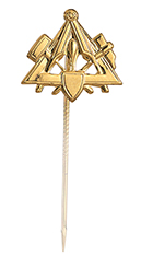 Anstecknadel Maurer, gold "Eberhard" Nr. 89400