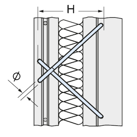 Halfen Sandwichplatten Traganker SP-SPA-1-05-160-A4