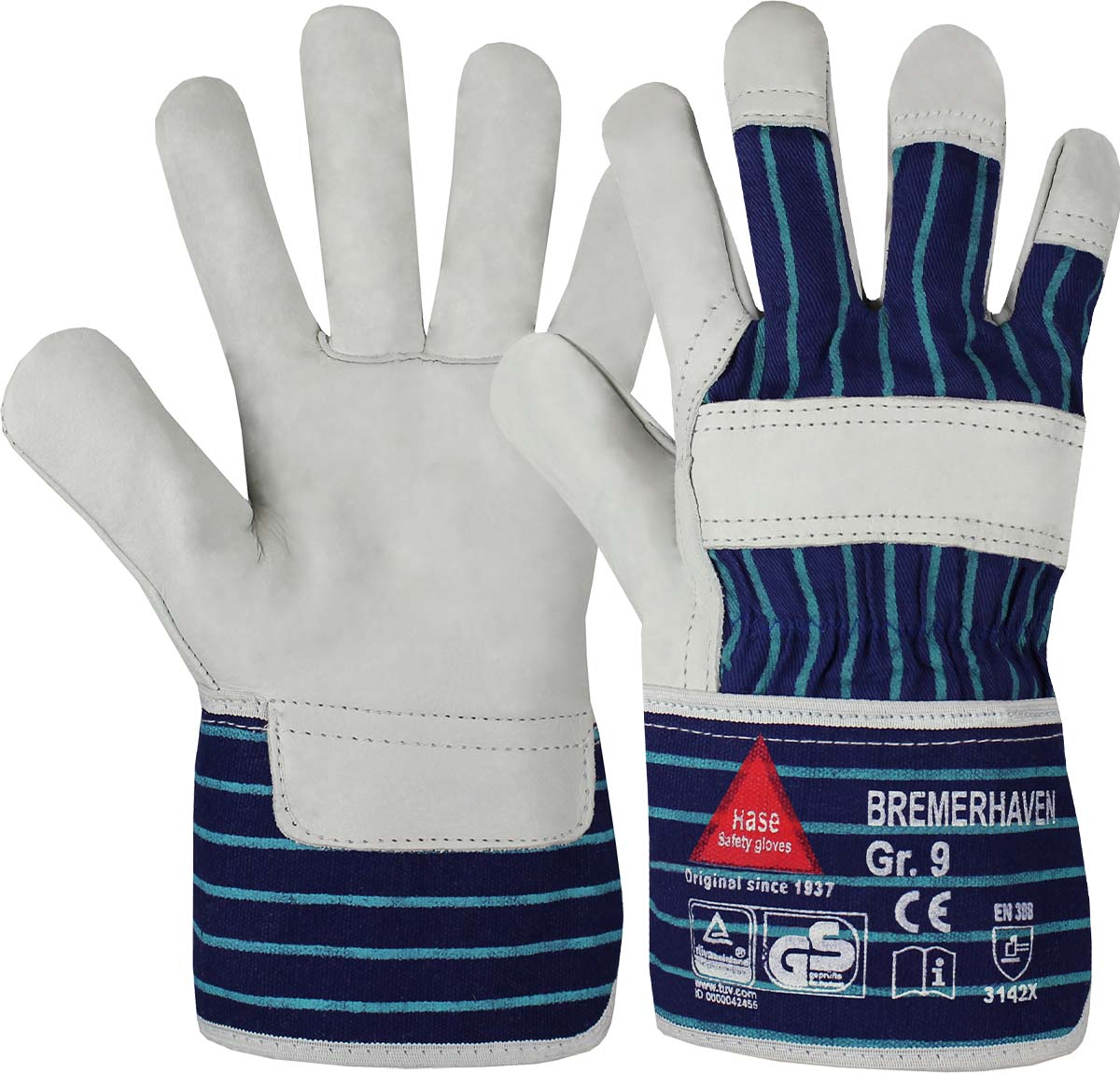 HASE Arbeitshandschuh "Bremerhaven" Nr. 292000, VPE: 12 PA