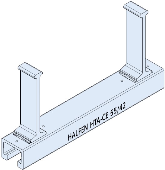 Halfen Ankerschiene feuerverzinkt CE HTA-CE 55/42-FV-1050mm-KF