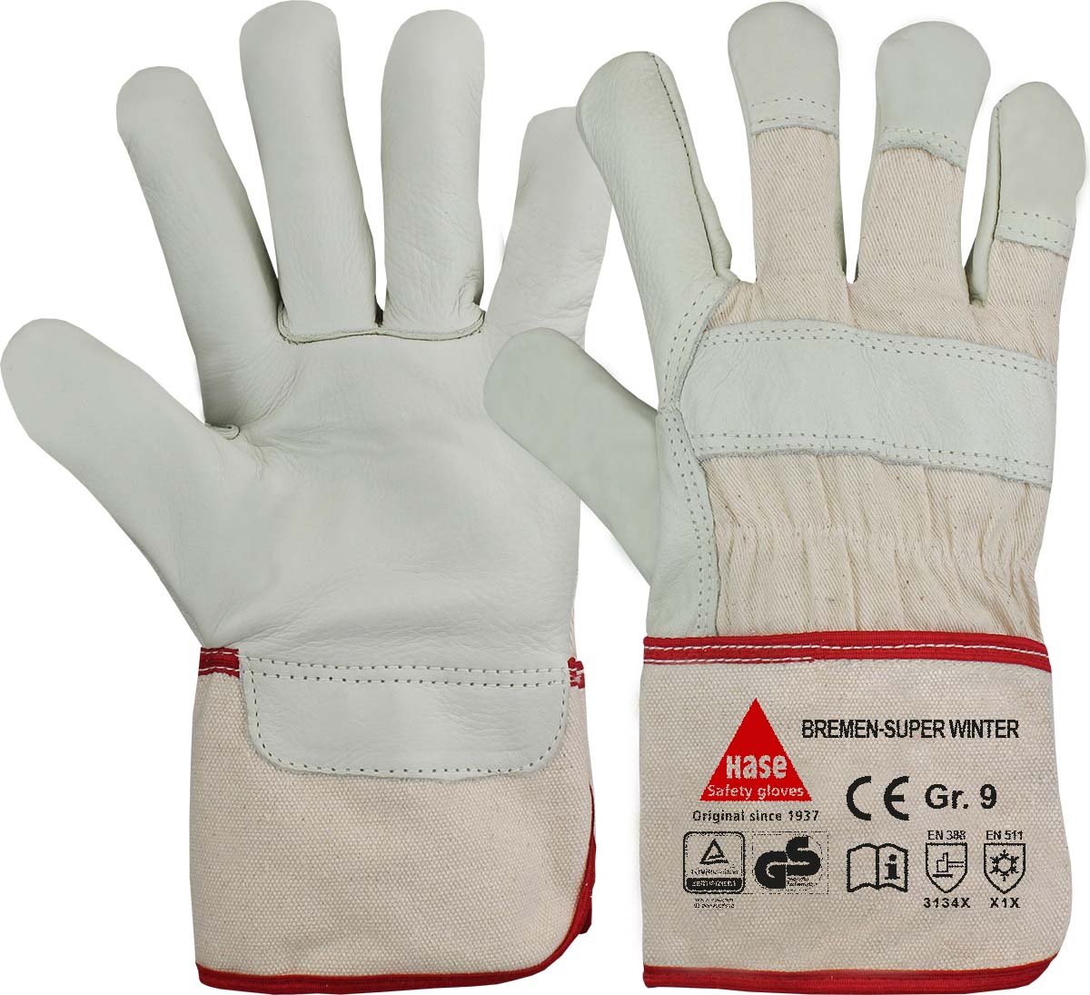 HASE Winter-/Arbeitshandschuh "Bremen-Super-Winter" Nr. 293300, VPE: 12 PA