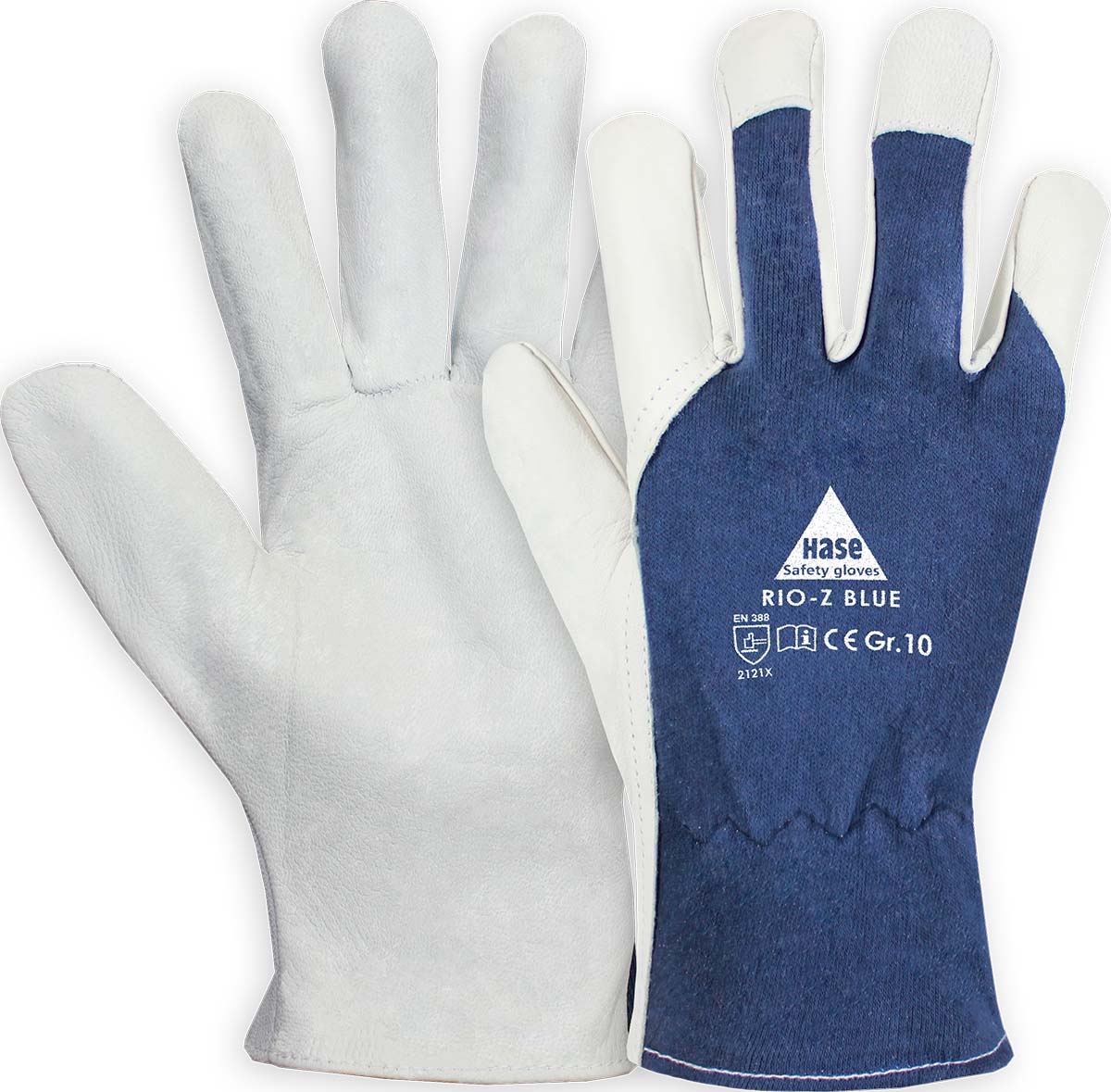 HASE Montagehandschuh "Rio-Z Blue" Nr. 40110B, VPE: 10 PA