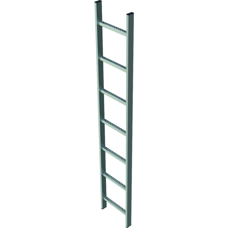 Schachtleiter, Stahl 300 mm lichte Breite