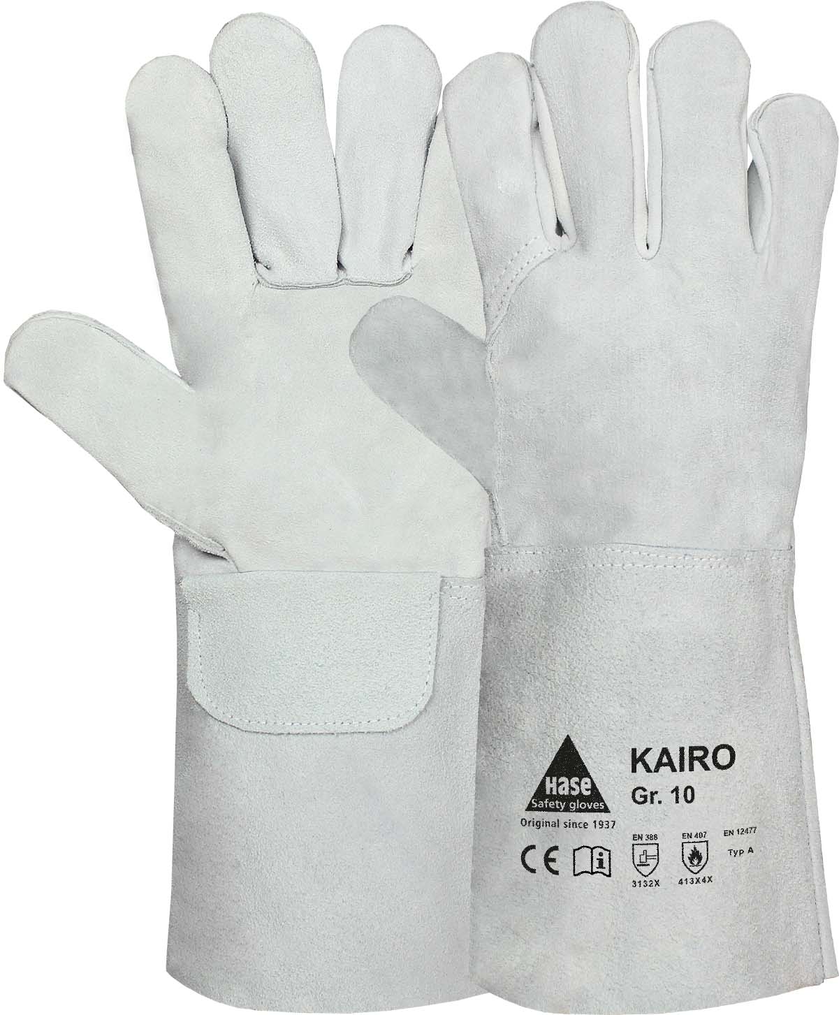 HASE Schweißerhandschuh "Kairo" Nr. 295000, VPE: 6 PA