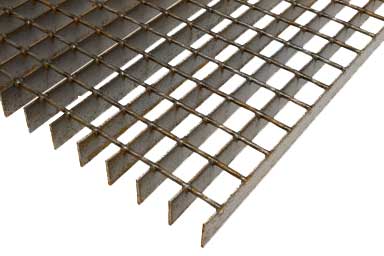 Schweisspress-Matte (roh) unverzinkt MW 30 x 30 TS 25 x 2 mm 6100 x 1000 mm