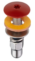 Balkonschraubenset A2 blank, K: 16 mm M5 x 30 mm, ISR 20, VPE: 100 St.